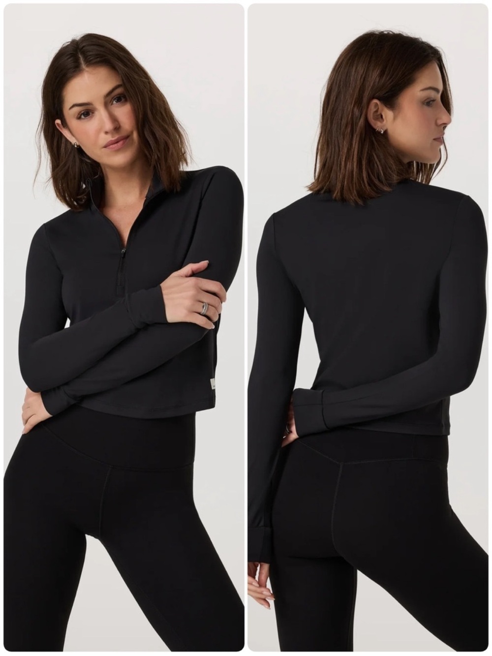Vuori Studio Half Zip Black